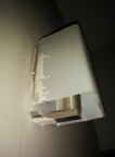 Painted Lamps, Damaged on back side while inspecting home